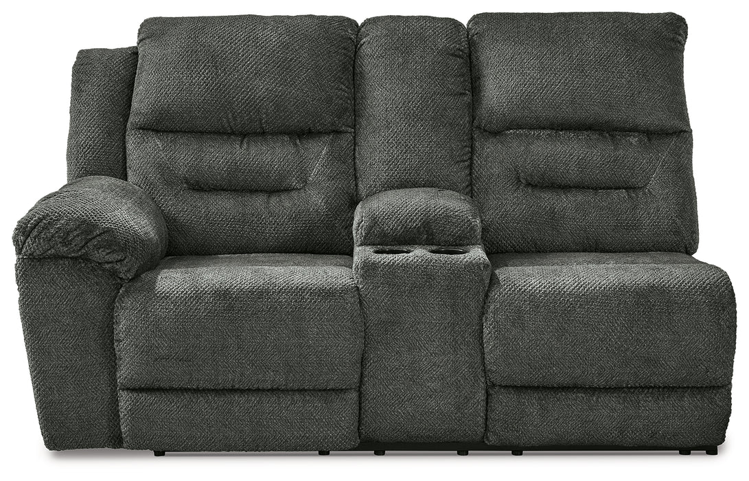 Nettington Left-Arm Facing Power Reclining Loveseat with Console - 4410101