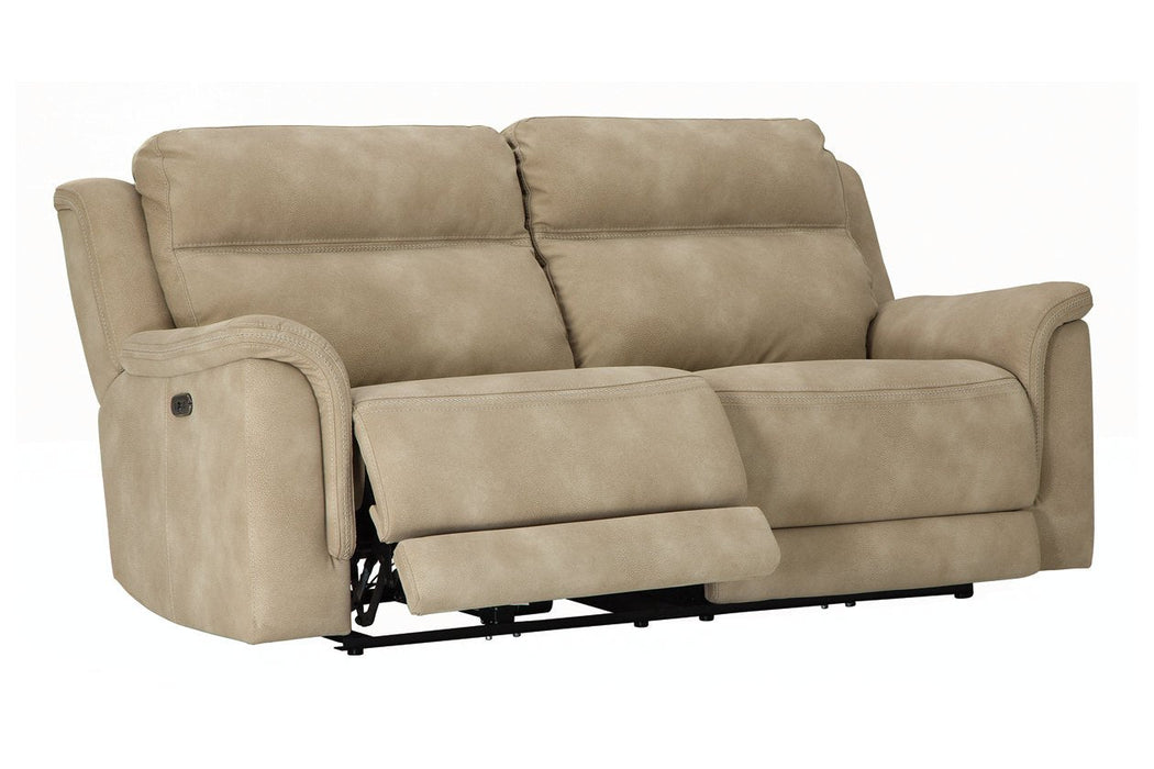 Next-Gen DuraPella Sand Power Reclining Sofa - 5930247 - Gate Furniture
