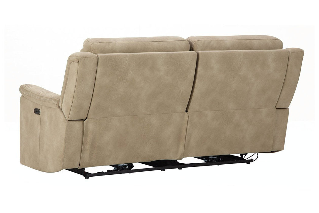 Next-Gen DuraPella Sand Power Reclining Sofa - 5930247 - Gate Furniture
