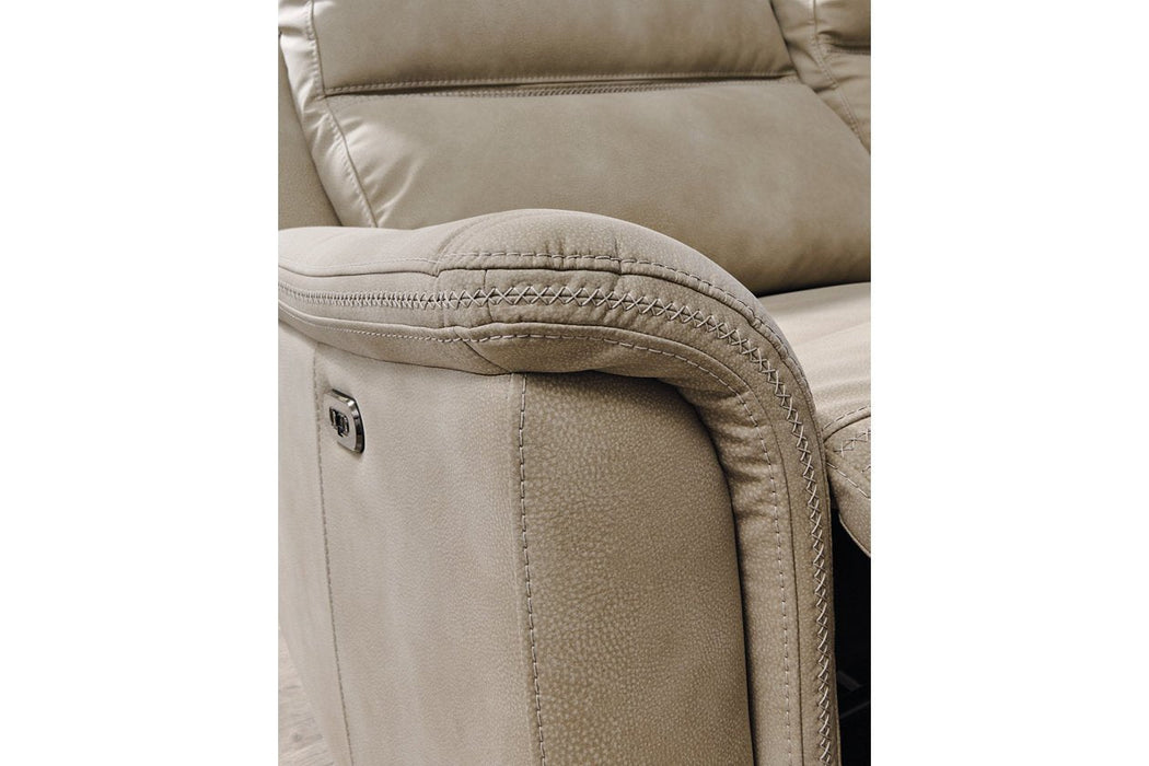 Next-Gen DuraPella Sand Power Reclining Sofa - 5930247 - Gate Furniture