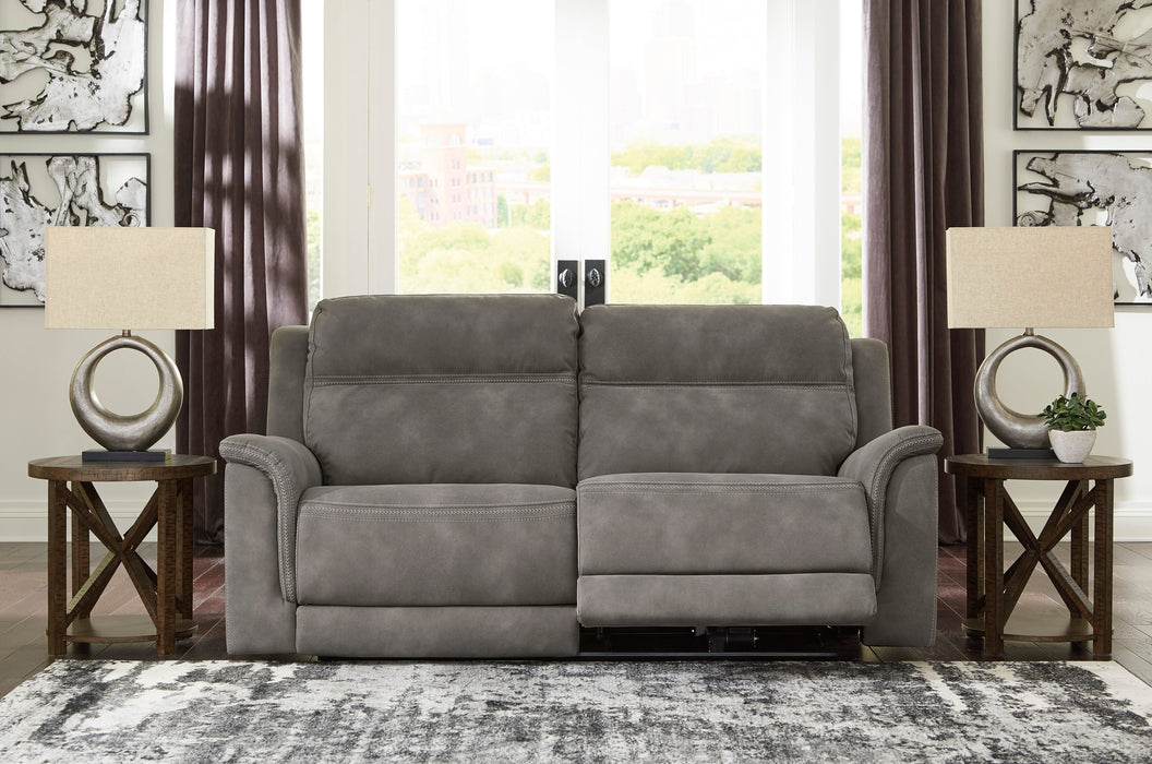 Next-Gen DuraPella Slate Power Reclining Living Room Set - Gate Furniture