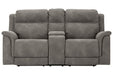 Next-Gen DuraPella Slate Power Reclining Loveseat with Console - 5930118 - Gate Furniture