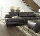 Nokomis Charcoal LAF Sectional - Gate Furniture