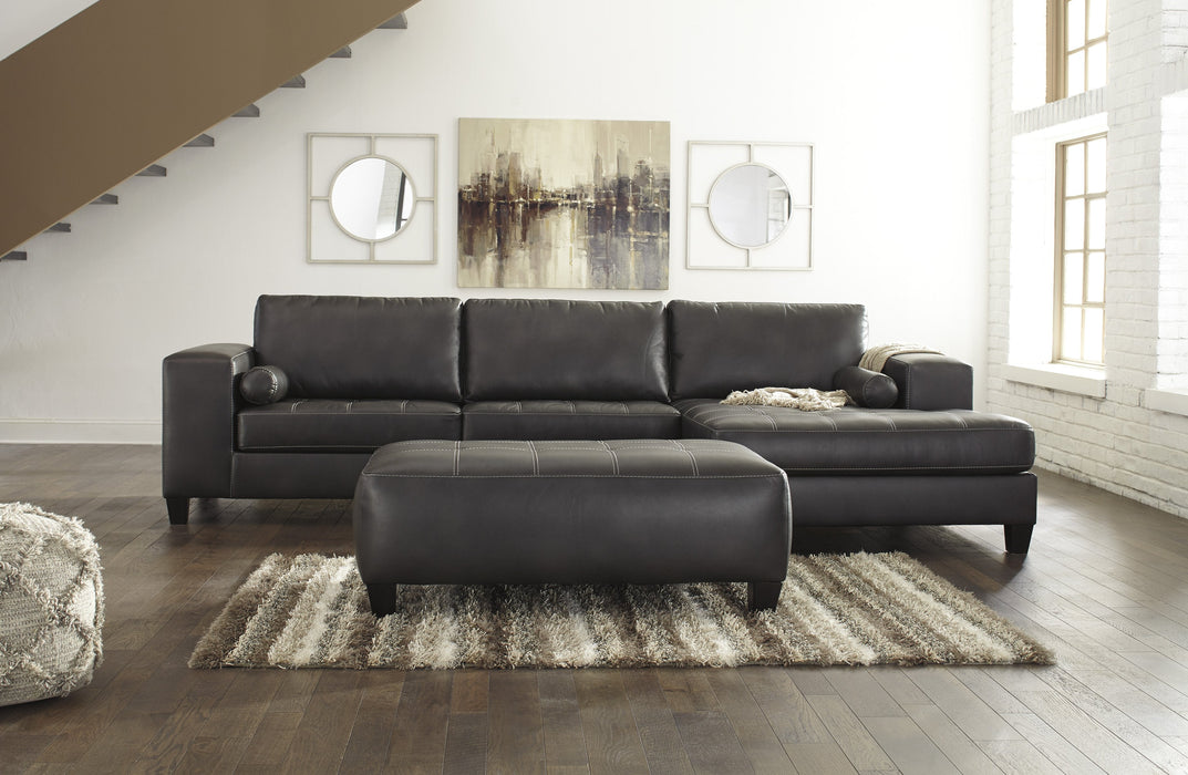 Nokomis Charcoal RAF Sectional - Gate Furniture