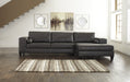 Nokomis Charcoal RAF Sectional - Gate Furniture