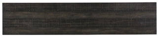 Noorbrook Black XL TV Stand w/Fireplace Option - Gate Furniture