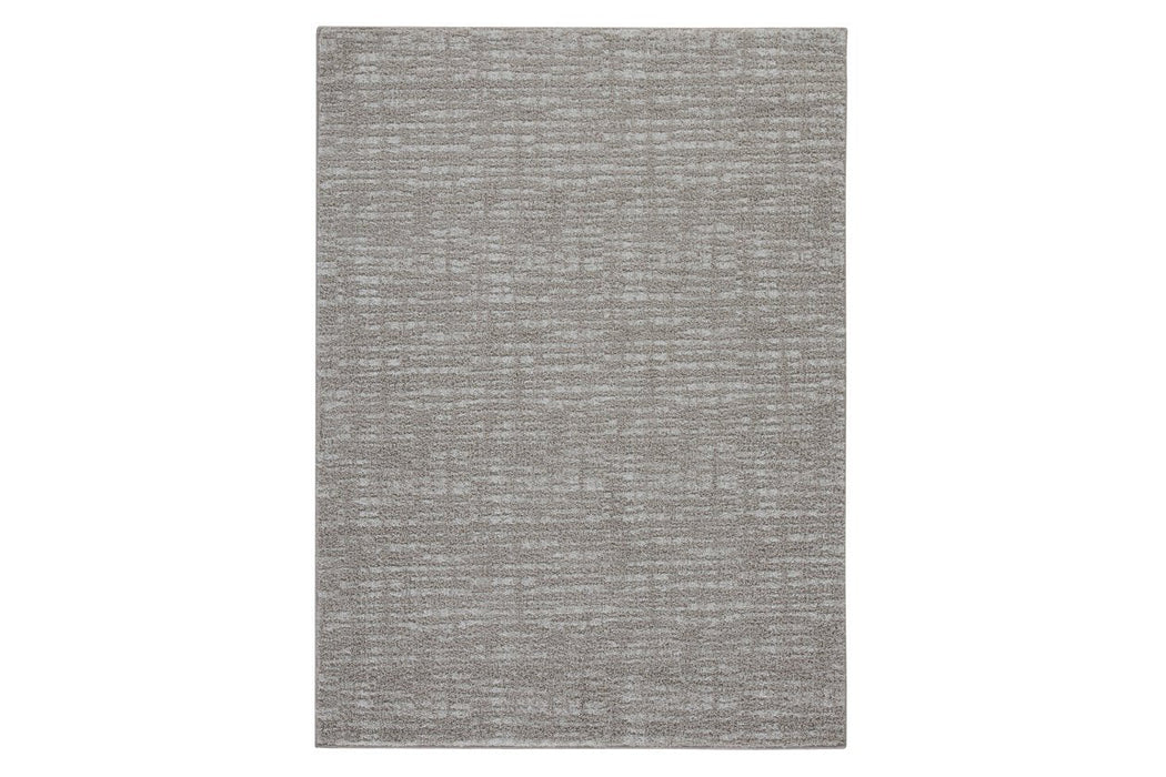 Norris Taupe/White 7'6" x 9'6" Rug - R400801 - Gate Furniture