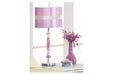 Nyssa Purple Table Lamp - L801524 - Gate Furniture