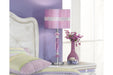 Nyssa Purple Table Lamp - L801524 - Gate Furniture
