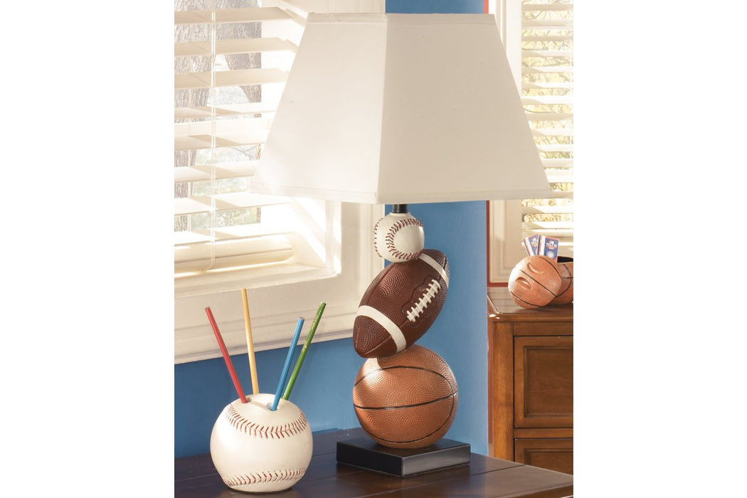 Nyx Brown/Orange Table Lamp - L815714 - Gate Furniture