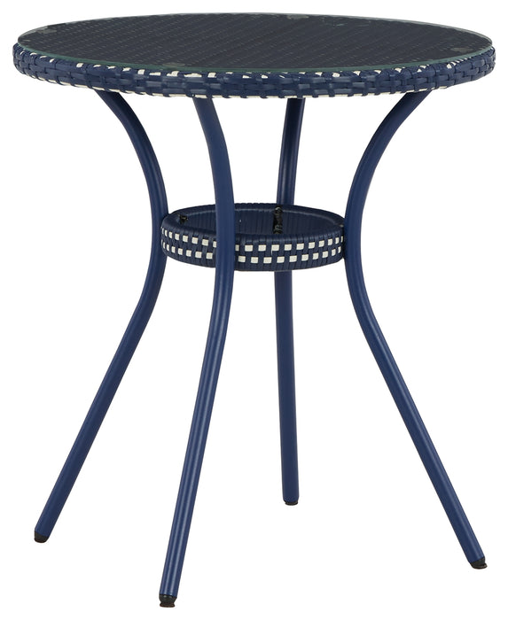 Odyssey Blue Outdoor Table and Chairs (Set of 3) - P216-050 - In Stock Furniture