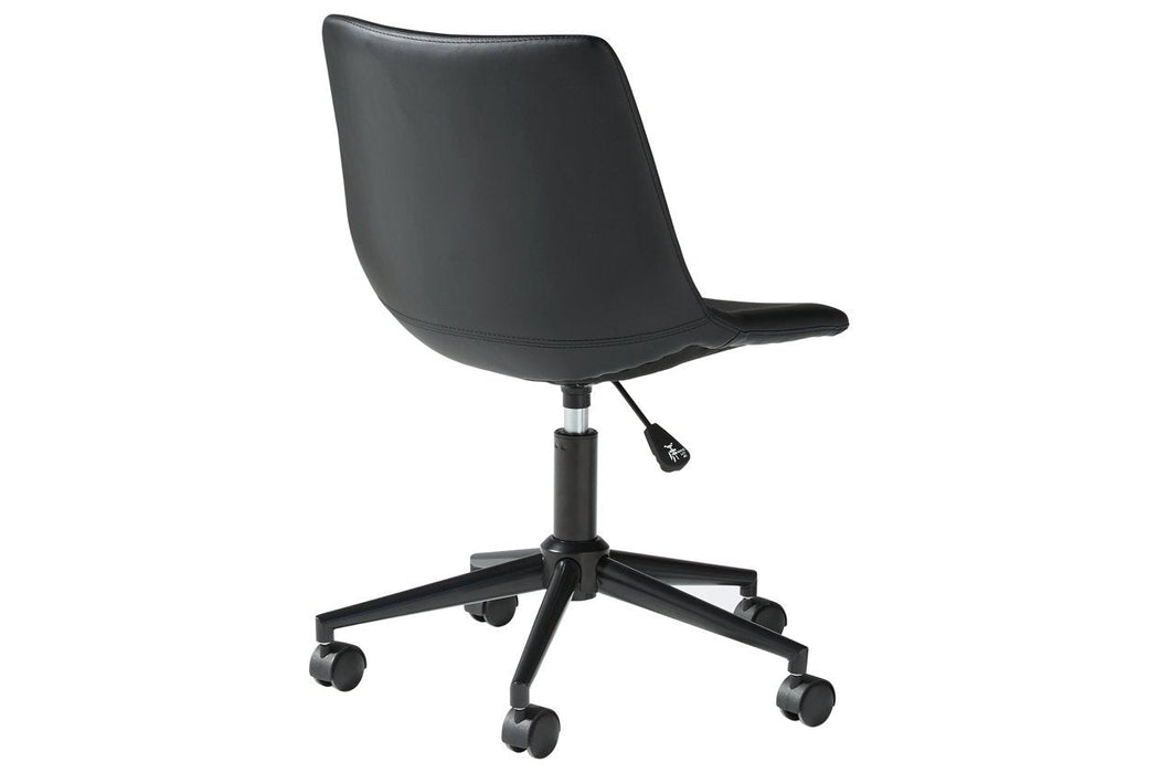 Office Chair Program Black Home Office Desk Chair - H200-09 - Gate Furniture