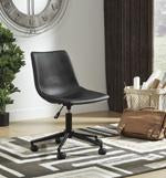 Office Chair Program Black Home Office Desk Chair - H200-09 - Gate Furniture