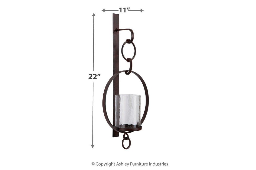 Ogaleesha Brown Wall Sconce - A8010036 - Gate Furniture