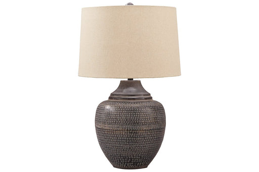 Olinger Brown Table Lamp - L207404 - Gate Furniture