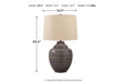 Olinger Brown Table Lamp - L207404 - Gate Furniture