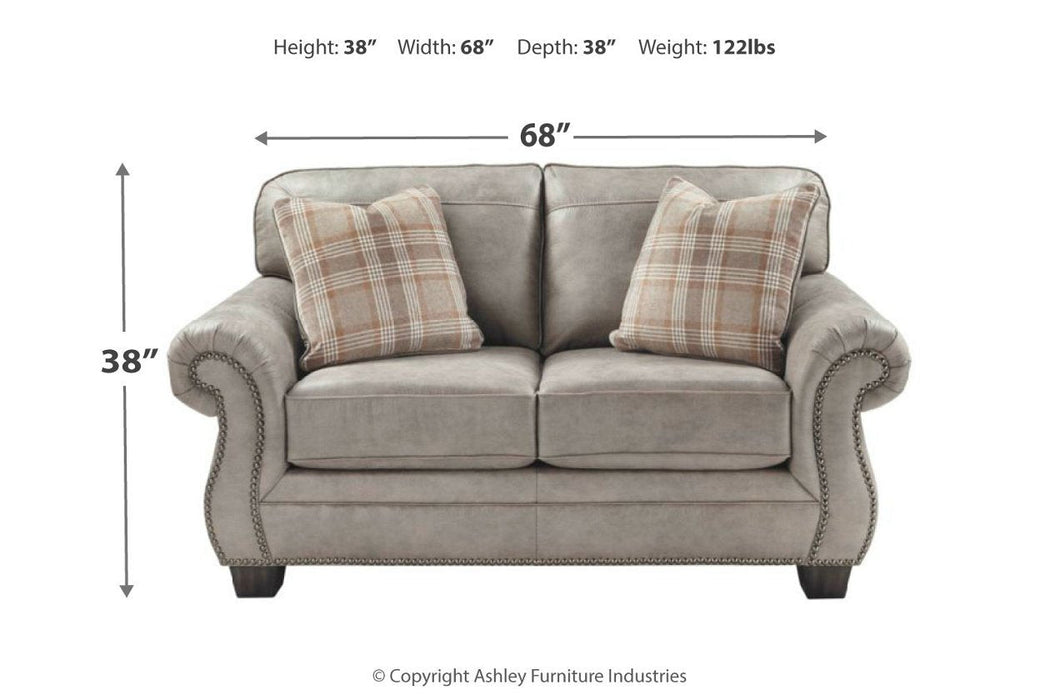 Olsberg Steel Loveseat - 4870135 - Gate Furniture