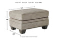 Olsberg Steel Ottoman - 4870114 - Gate Furniture