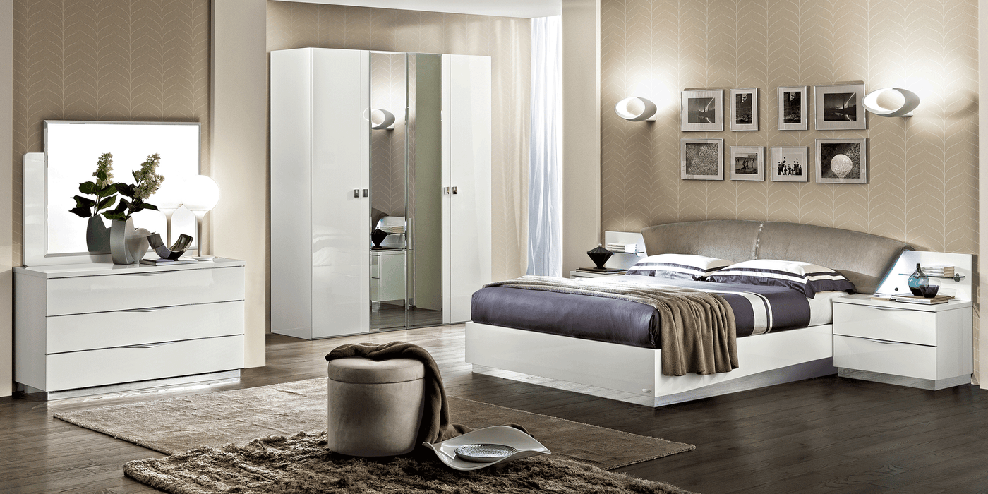 Onda Drop Bedroom White Set - Gate Furniture