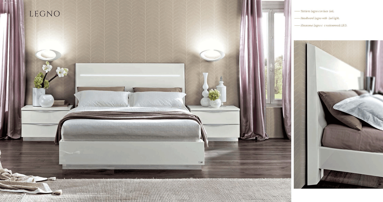 Onda Legno White Bedroom Set - Gate Furniture