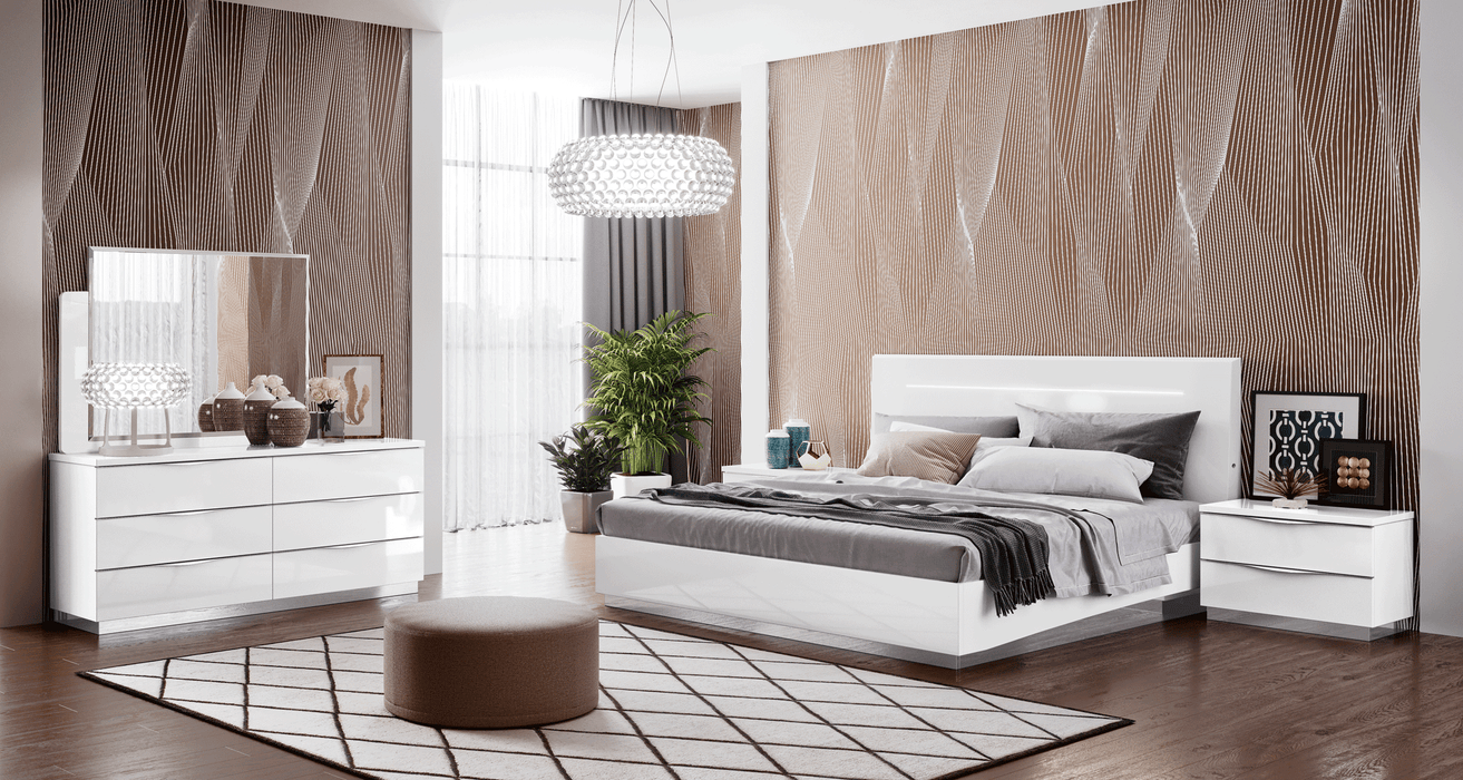 Onda Legno White Bedroom Set - Gate Furniture