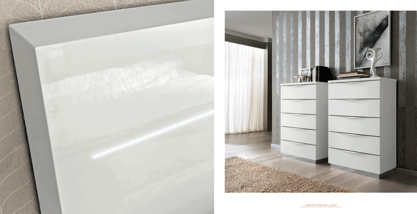 Onda Legno White Bedroom Set - Gate Furniture