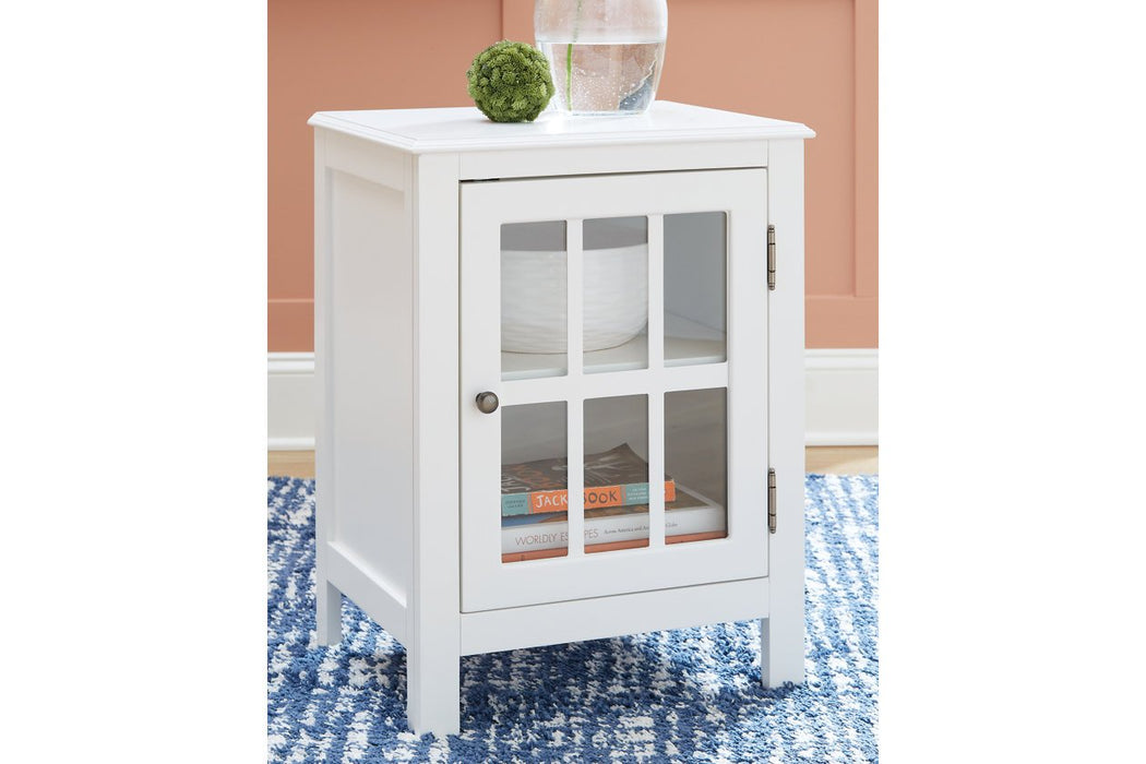 Opelton White Accent Cabinet - A4000377 - Gate Furniture