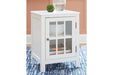 Opelton White Accent Cabinet - A4000377 - Gate Furniture