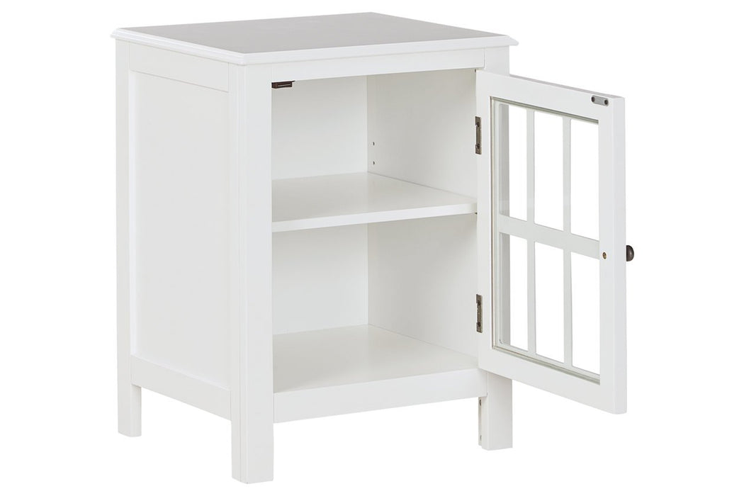 Opelton White Accent Cabinet - A4000377 - Gate Furniture