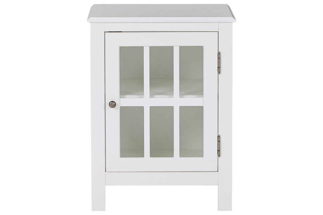 Opelton White Accent Cabinet - A4000377 - Gate Furniture