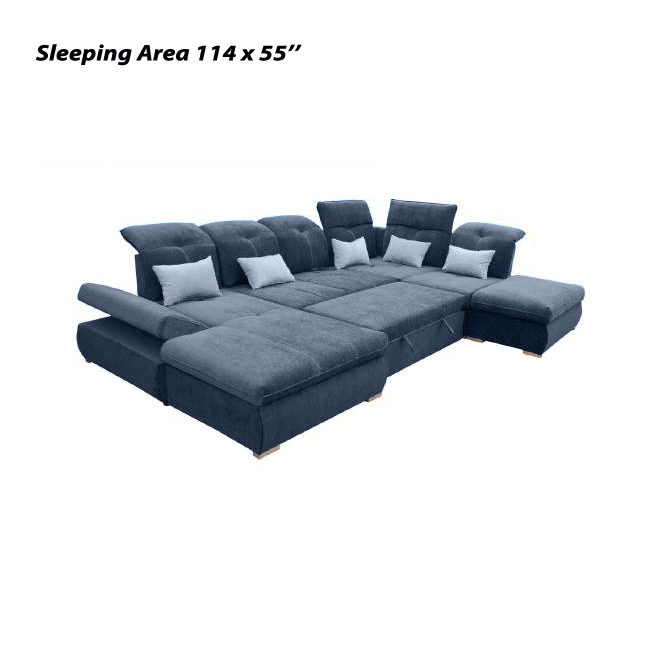 Opera Sectional Left With Bed And Storage - i33379 - In Stock Furniture