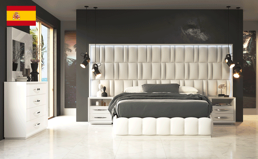 Orion Bed With Emporio Nightstands Set - Gate Furniture
