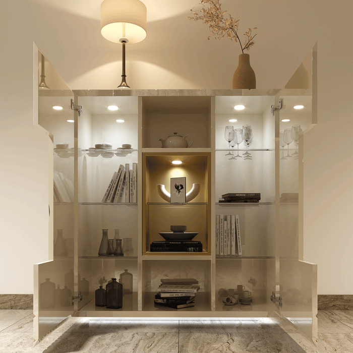 Oro White Dining Room Set - Gate Furniture