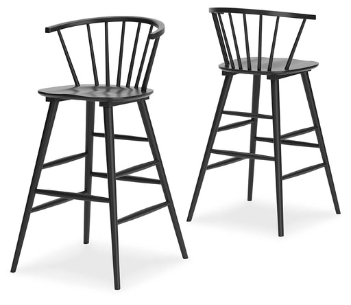 Otaska Bar Height Stool (Set of 2) - D406-230 - In Stock Furniture