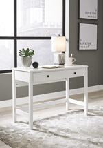 Othello White Home Office Desk - Z1611054 - Gate Furniture
