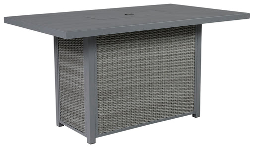 Palazzo Outdoor Bar Table with Fire Pit - P520-665 - In Stock Furniture