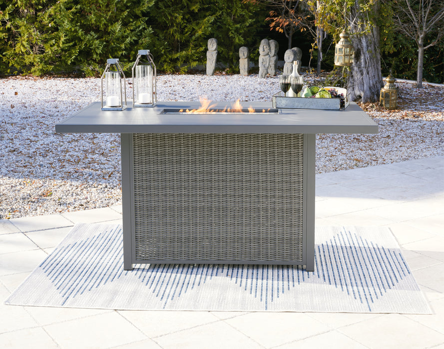 Palazzo Outdoor Bar Table with Fire Pit - P520-665 - In Stock Furniture