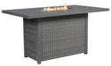 Palazzo Outdoor Bar Table with Fire Pit - P520-665 - In Stock Furniture