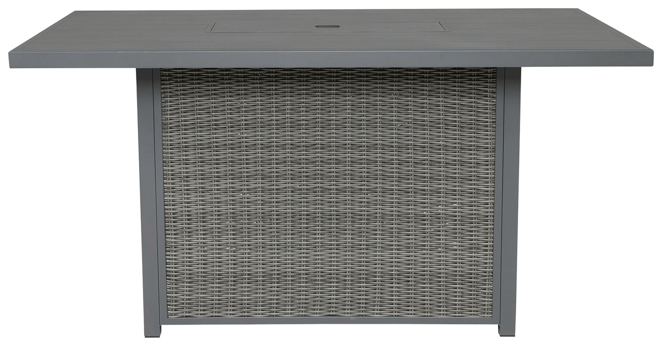 Palazzo Outdoor Bar Table with Fire Pit - P520-665 - In Stock Furniture