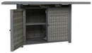 Palazzo Outdoor Bar Table with Fire Pit - P520-665 - In Stock Furniture
