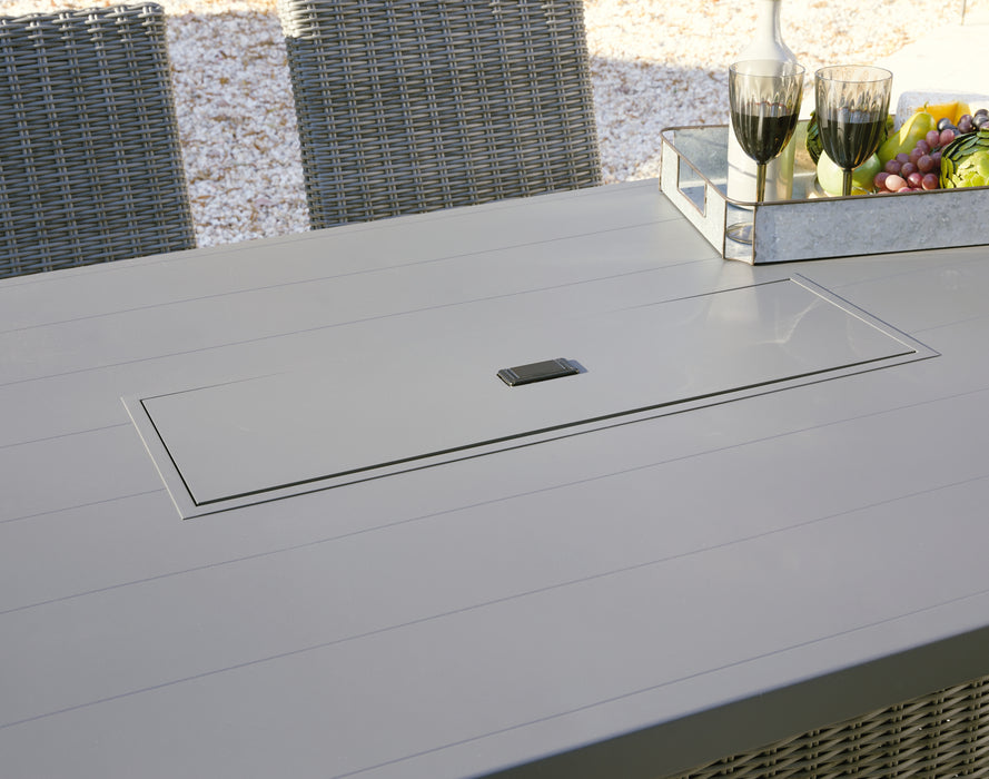 Palazzo Outdoor Bar Table with Fire Pit - P520-665 - In Stock Furniture