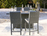 Palazzo Outdoor Counter Height Dining Table with 4 Barstools - Gate Furniture