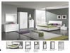 Panarea Bedroom White W/ Momo Cases Set - Gate Furniture