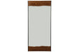 Panchali Brown/Black Floor Mirror - A8010197 - Gate Furniture