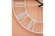 Paquita Antique White Wall Clock - A8010238 - Gate Furniture