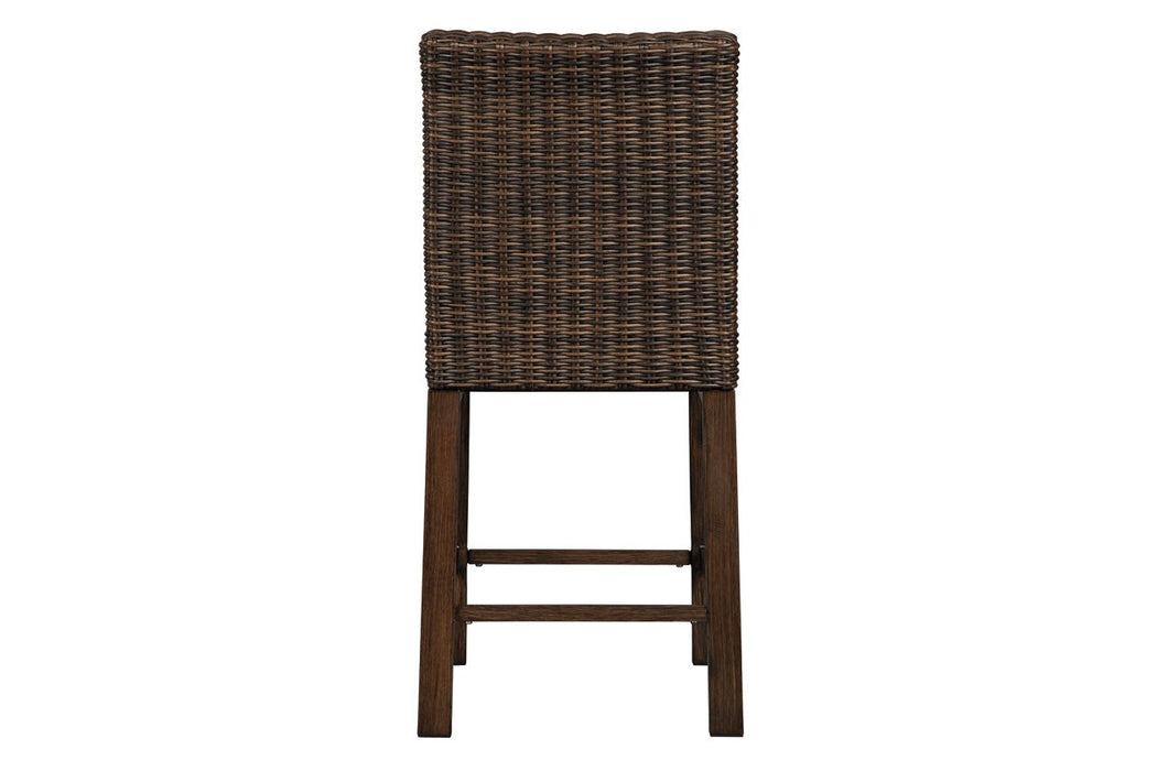 Paradise Trail Medium Brown Bar Stool (Set of 2) - P750-130 - Gate Furniture