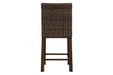 Paradise Trail Medium Brown Bar Stool (Set of 2) - P750-130 - Gate Furniture