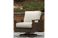 Paradise Trail Medium Brown Swivel Lounge Chair (Set of 2) - P750-821 - Gate Furniture