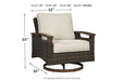 Paradise Trail Medium Brown Swivel Lounge Chair (Set of 2) - P750-821 - Gate Furniture