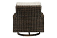 Paradise Trail Medium Brown Swivel Lounge Chair (Set of 2) - P750-821 - Gate Furniture